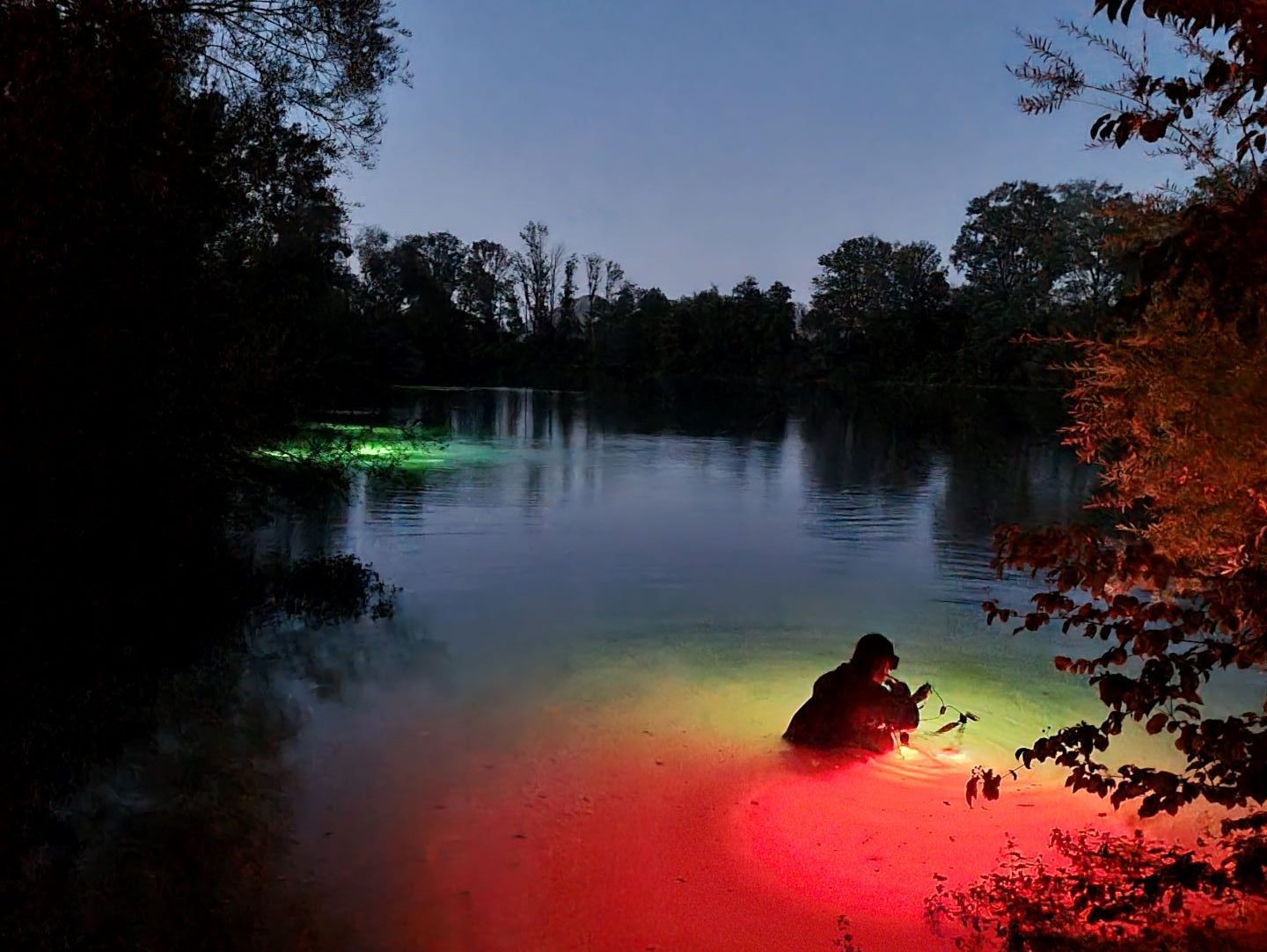 Nachttauchen im EW - Rundum-Sorglos